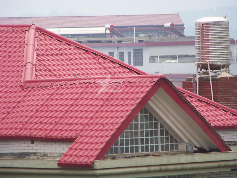 新型屋面建材合成樹(shù)脂瓦，傳統(tǒng)建筑用瓦的傳承替代建筑材料